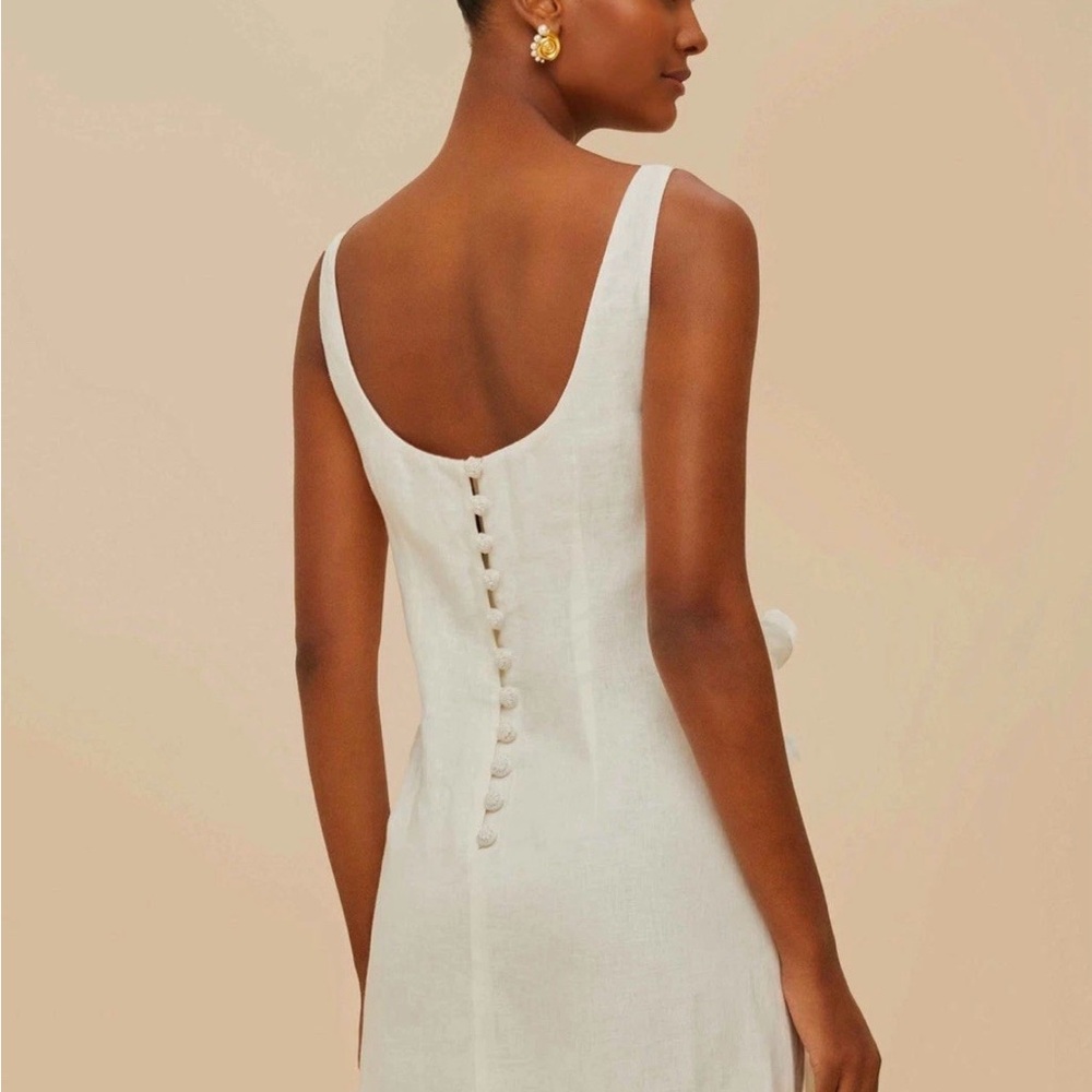 FARM Rio White Floral Applique Mini Dress - Picture 4 of 11